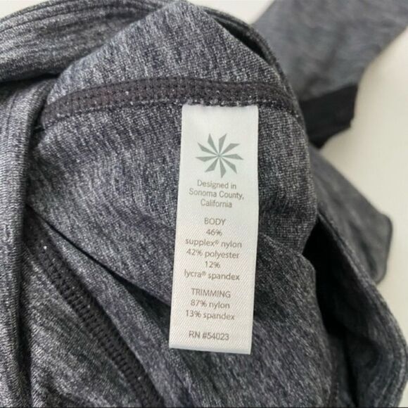 Athleta High Rise Plie Tight Leggings Heather Gray S - Picture 5 of 7